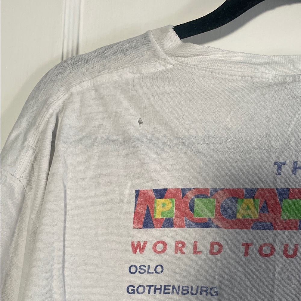 VTG Paul McCartney Concert Tee 1989/1990 World Tour - Picture 6 of 6